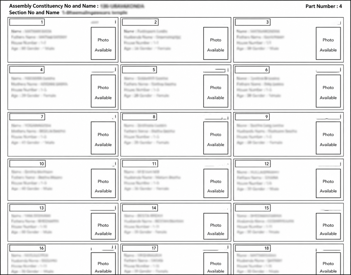 Raw electoral roll PDF